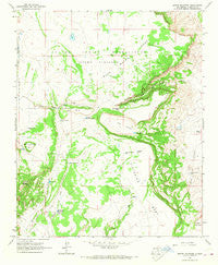 Broom Mountain New Mexico Historical topographic map, 1:24000 scale, 7.5 X 7.5 Minute, Year 1964