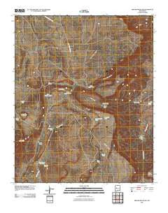 Broom Mountain New Mexico Historical topographic map, 1:24000 scale, 7.5 X 7.5 Minute, Year 2010
