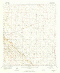 Buckeye New Mexico Historical topographic map, 1:62500 scale, 15 X 15 Minute, Year 1962