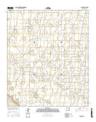 Buckeye New Mexico Current topographic map, 1:24000 scale, 7.5 X 7.5 Minute, Year 2017