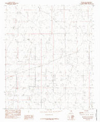 Buckeye NE New Mexico Historical topographic map, 1:24000 scale, 7.5 X 7.5 Minute, Year 1985
