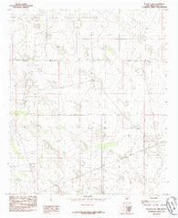 Buckeye NW New Mexico Historical topographic map, 1:24000 scale, 7.5 X 7.5 Minute, Year 1985