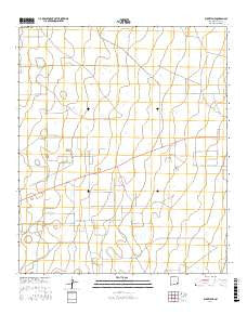 Buckeye NE New Mexico Current topographic map, 1:24000 scale, 7.5 X 7.5 Minute, Year 2017