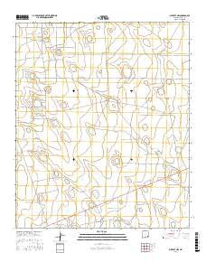 Buckeye NW New Mexico Current topographic map, 1:24000 scale, 7.5 X 7.5 Minute, Year 2017