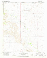 Bueyeros New Mexico Historical topographic map, 1:24000 scale, 7.5 X 7.5 Minute, Year 1973