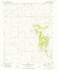 Bueyeros NE New Mexico Historical topographic map, 1:24000 scale, 7.5 X 7.5 Minute, Year 1973