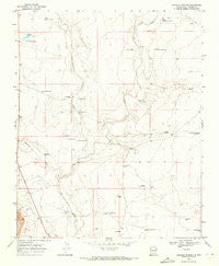 Buffalo Springs New Mexico Historical topographic map, 1:24000 scale, 7.5 X 7.5 Minute, Year 1969