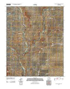 Buffalo Springs New Mexico Historical topographic map, 1:24000 scale, 7.5 X 7.5 Minute, Year 2010