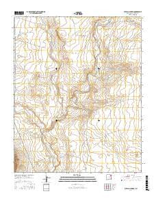Buffalo Springs New Mexico Current topographic map, 1:24000 scale, 7.5 X 7.5 Minute, Year 2017