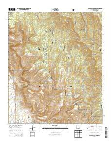 Bug Scuffle Canyon New Mexico Historical topographic map, 1:24000 scale, 7.5 X 7.5 Minute, Year 2013