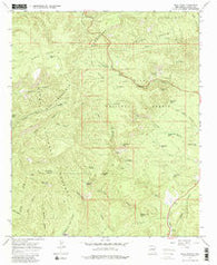 Bull Basin New Mexico Historical topographic map, 1:24000 scale, 7.5 X 7.5 Minute, Year 1965