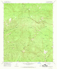 Bull Basin New Mexico Historical topographic map, 1:24000 scale, 7.5 X 7.5 Minute, Year 1965
