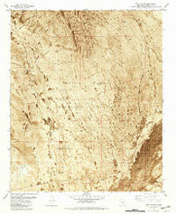 Bull Gap New Mexico Historical topographic map, 1:24000 scale, 7.5 X 7.5 Minute, Year 1981