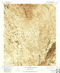 Bull Gap SW New Mexico Historical topographic map, 1:24000 scale, 7.5 X 7.5 Minute, Year 1981