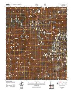 Bull Basin New Mexico Historical topographic map, 1:24000 scale, 7.5 X 7.5 Minute, Year 2011
