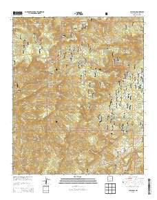 Bull Basin New Mexico Historical topographic map, 1:24000 scale, 7.5 X 7.5 Minute, Year 2013