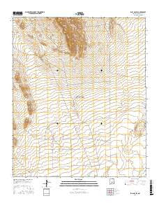Bull Gap SW New Mexico Current topographic map, 1:24000 scale, 7.5 X 7.5 Minute, Year 2017
