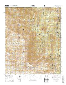 Bullard Peak New Mexico Historical topographic map, 1:24000 scale, 7.5 X 7.5 Minute, Year 2013