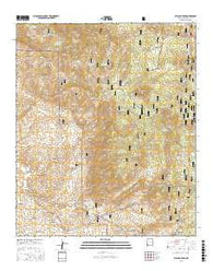 Bullard Peak New Mexico Current topographic map, 1:24000 scale, 7.5 X 7.5 Minute, Year 2017