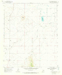 Bulldog Mesa New Mexico Historical topographic map, 1:24000 scale, 7.5 X 7.5 Minute, Year 1968