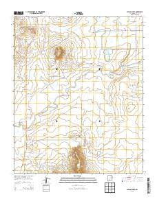 Bulldog Mesa New Mexico Historical topographic map, 1:24000 scale, 7.5 X 7.5 Minute, Year 2013