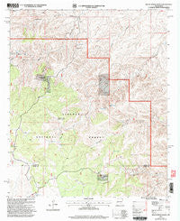 Bullis Spring Ranch New Mexico Historical topographic map, 1:24000 scale, 7.5 X 7.5 Minute, Year 2001