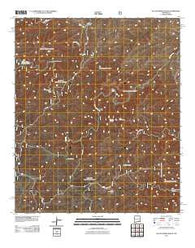 Bullis Spring Ranch New Mexico Historical topographic map, 1:24000 scale, 7.5 X 7.5 Minute, Year 2011