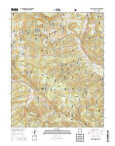 Burned Mountain New Mexico Historical topographic map, 1:24000 scale, 7.5 X 7.5 Minute, Year 2013