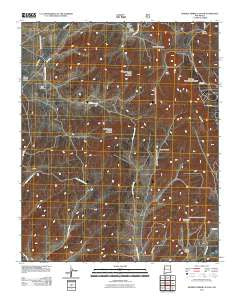 Burned Timber Canyon New Mexico Historical topographic map, 1:24000 scale, 7.5 X 7.5 Minute, Year 2011