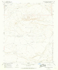 Burnham Trading Post New Mexico Historical topographic map, 1:24000 scale, 7.5 X 7.5 Minute, Year 1966