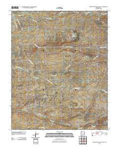 Burnham Trading Post New Mexico Historical topographic map, 1:24000 scale, 7.5 X 7.5 Minute, Year 2010