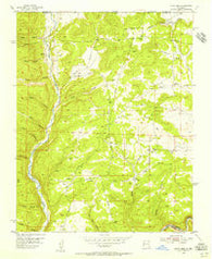 Burnt Mesa New Mexico Historical topographic map, 1:24000 scale, 7.5 X 7.5 Minute, Year 1954