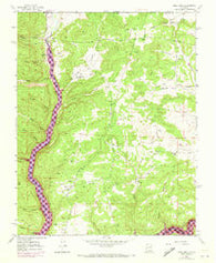 Burnt Mesa New Mexico Historical topographic map, 1:24000 scale, 7.5 X 7.5 Minute, Year 1954