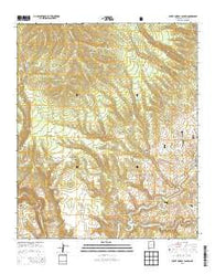 Burnt Corral Canyon New Mexico Historical topographic map, 1:24000 scale, 7.5 X 7.5 Minute, Year 2013