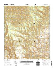 Burnt Corral Canyon New Mexico Historical topographic map, 1:24000 scale, 7.5 X 7.5 Minute, Year 2013