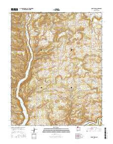 Burnt Mesa New Mexico Current topographic map, 1:24000 scale, 7.5 X 7.5 Minute, Year 2017