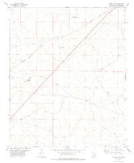 Burro Lake New Mexico Historical topographic map, 1:24000 scale, 7.5 X 7.5 Minute, Year 1978
