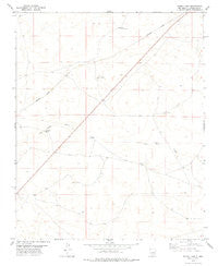 Burro Lake New Mexico Historical topographic map, 1:24000 scale, 7.5 X 7.5 Minute, Year 1978