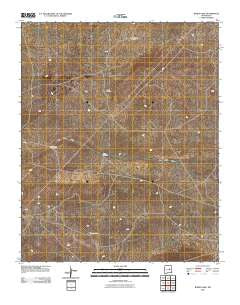 Burro Lake New Mexico Historical topographic map, 1:24000 scale, 7.5 X 7.5 Minute, Year 2010