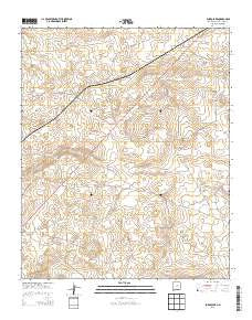 Burro Lake New Mexico Historical topographic map, 1:24000 scale, 7.5 X 7.5 Minute, Year 2013