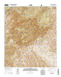 Burro Peak New Mexico Historical topographic map, 1:24000 scale, 7.5 X 7.5 Minute, Year 2013
