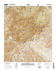 Burro Peak New Mexico Current topographic map, 1:24000 scale, 7.5 X 7.5 Minute, Year 2017