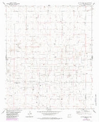 Button Mesa NE New Mexico Historical topographic map, 1:24000 scale, 7.5 X 7.5 Minute, Year 1979