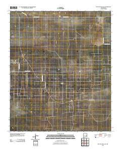 Button Mesa NE New Mexico Historical topographic map, 1:24000 scale, 7.5 X 7.5 Minute, Year 2010