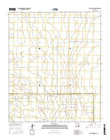 Button Mesa NE New Mexico Current topographic map, 1:24000 scale, 7.5 X 7.5 Minute, Year 2017