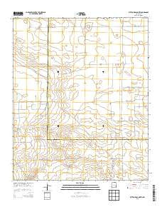 Button Mesa North New Mexico Historical topographic map, 1:24000 scale, 7.5 X 7.5 Minute, Year 2013