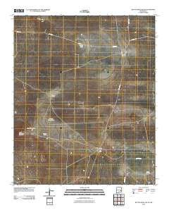 Button Mesa South New Mexico Historical topographic map, 1:24000 scale, 7.5 X 7.5 Minute, Year 2010