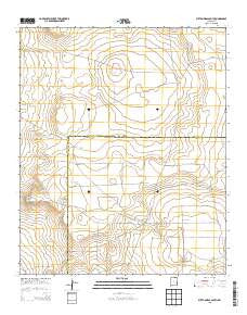 Button Mesa South New Mexico Historical topographic map, 1:24000 scale, 7.5 X 7.5 Minute, Year 2013