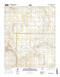 Button Mesa South New Mexico Current topographic map, 1:24000 scale, 7.5 X 7.5 Minute, Year 2017