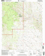 C Bar Ranch New Mexico Historical topographic map, 1:24000 scale, 7.5 X 7.5 Minute, Year 1999
